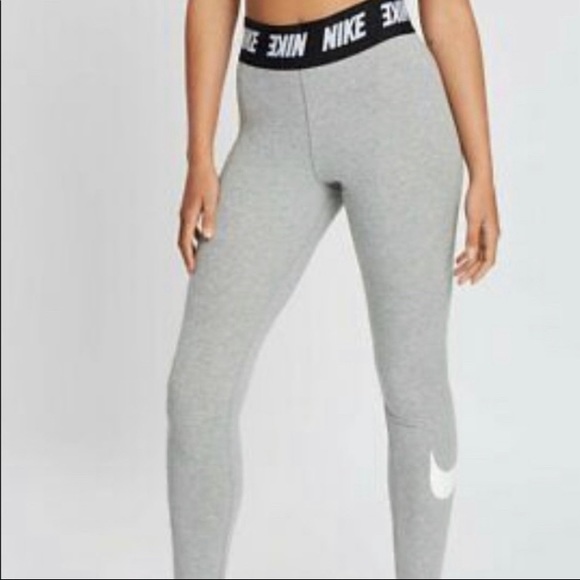 nike swoosh logo leggings